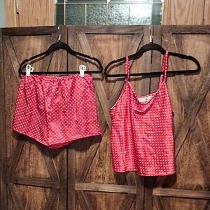 Red Polka Dot Women's Pajama Set